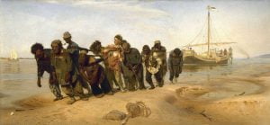 Barge Haulers On The Volga by Ilya Repin