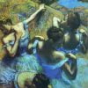 Blue Dancers by Edgar Degas