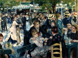 Dance At The Moulin De La Galette by Pierre-Auguste Renoir