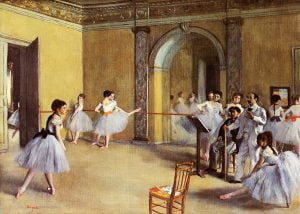 Dance Class At The Opera by Edgar Degas