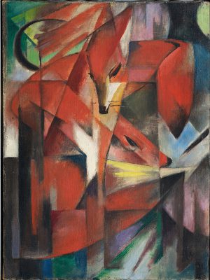 Foxes by Franz Marc