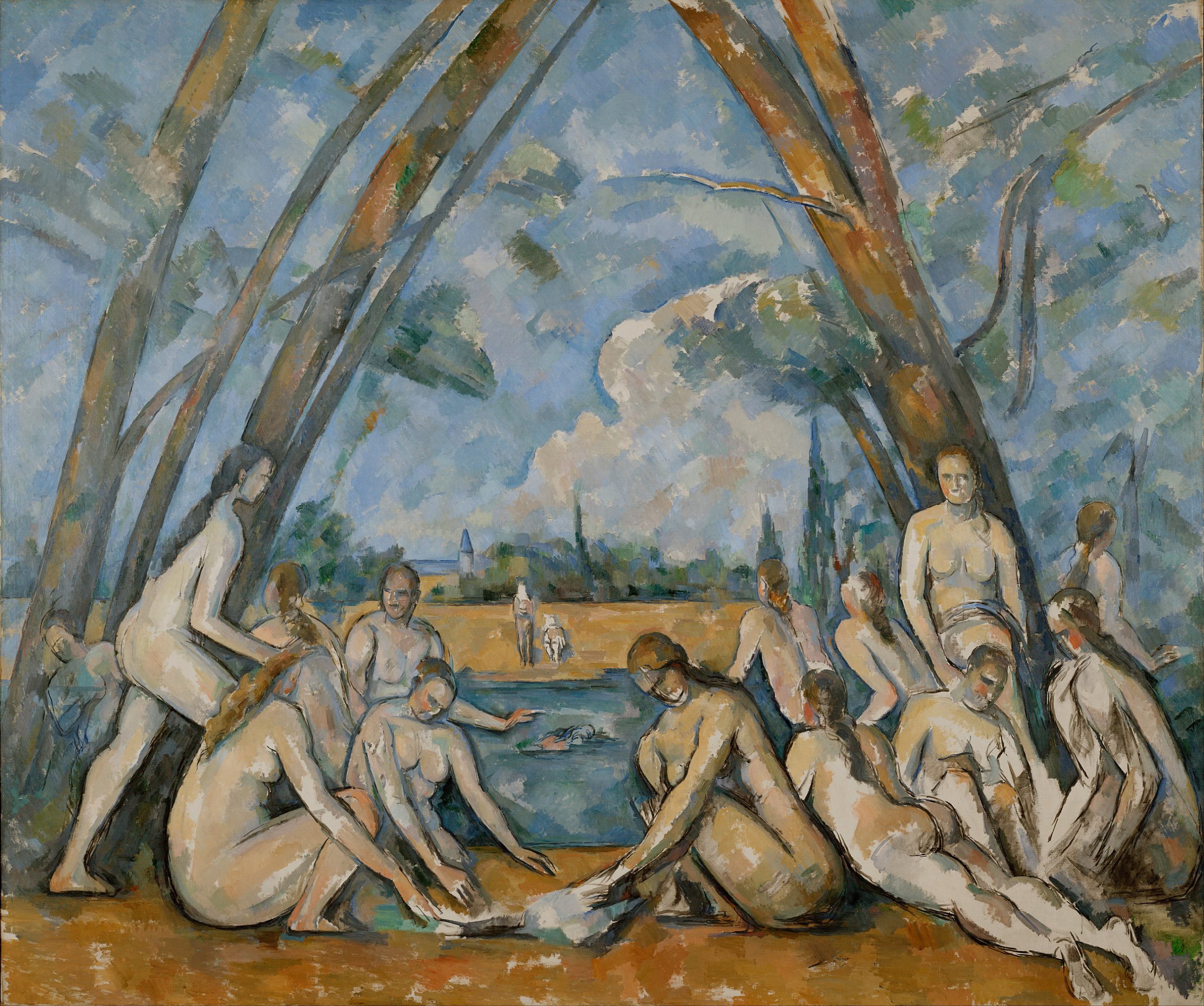 Large Bathers by Paul Cezanne