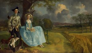 Mr And Mrs Robert Andrews by Thomas Gainsborough