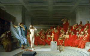 Phryne before the Areopagus by Jean-Leon Gerome