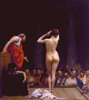 Selling Slaves in Rome by Jean-Leon Gerome