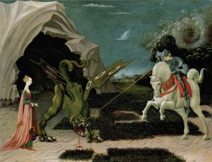 St. George And The Dragon by Paolo Uccello