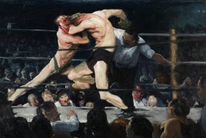 Stag Night At Sharkeys by George Bellows