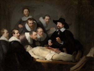 The Anatomy Lesson Of Dr. Nicolaes Tulp by Rembrandt