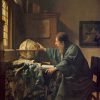 The Astronomer by Johannes Vermeer
