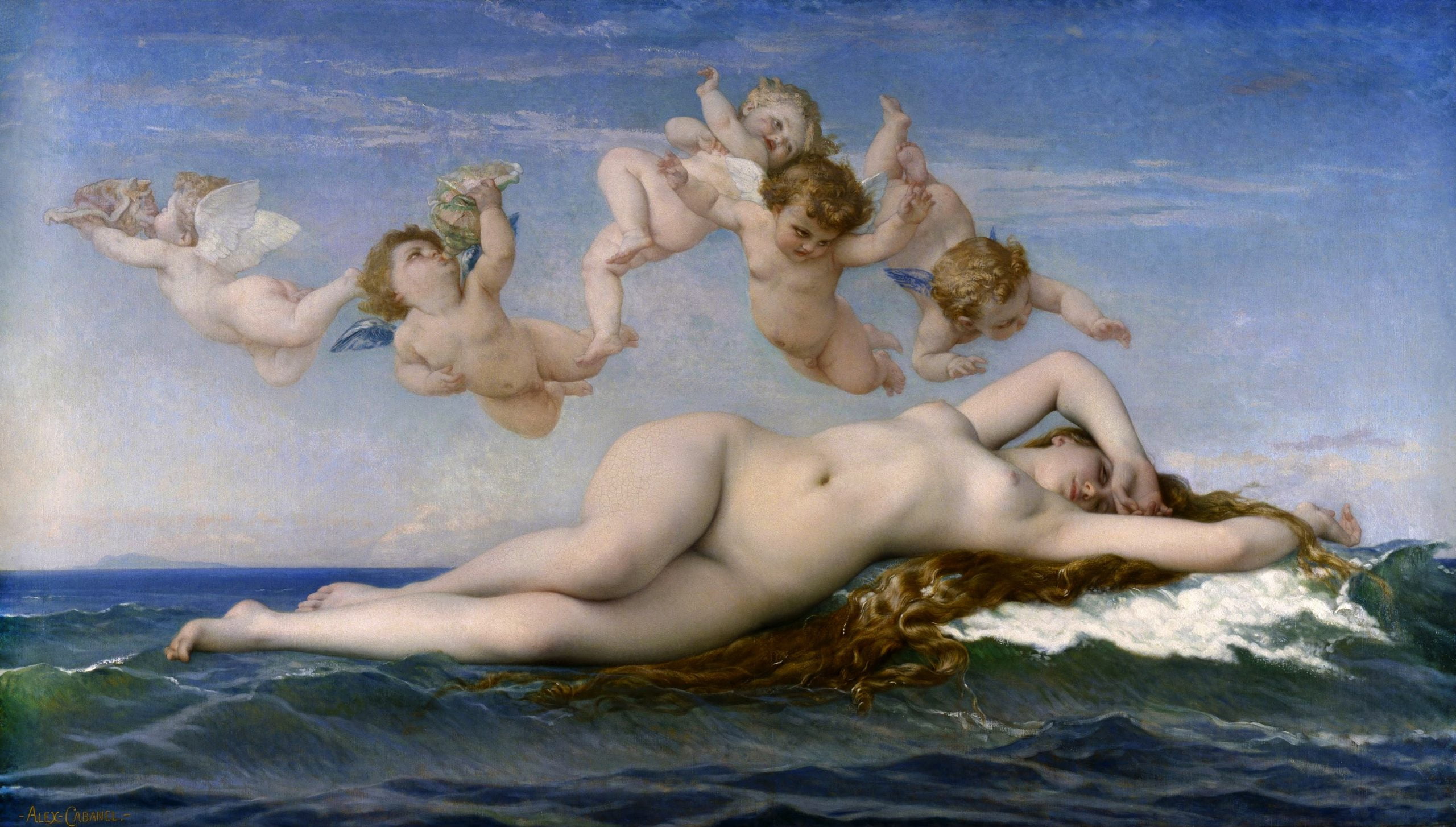 The Birth Of Venus by Alexandre Cabanel