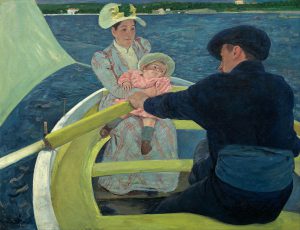 The Boat Trip by Mary Cassatt