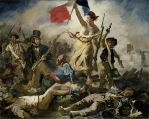 The Liberty Leading The People by Eugene Delacroix