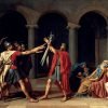 The Oath Of Horatii by Jacques-Louis David