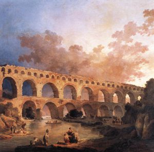 The Pont Du Gard by Hubert Robert