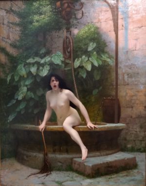 Truth Coming Out of Her Well by Jean-Leon Gerome